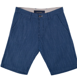 Bermuda Firenze Rayas Azul – Licona Moda