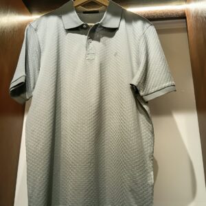 Playera Parma Gris de Cuadros – Licona Moda